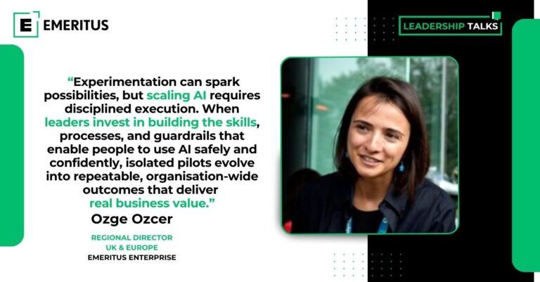 From AI Experimentation to Execution — Why Upskilling Is the Real Differentiator in Europe  | Workforce Development | Emeritus 